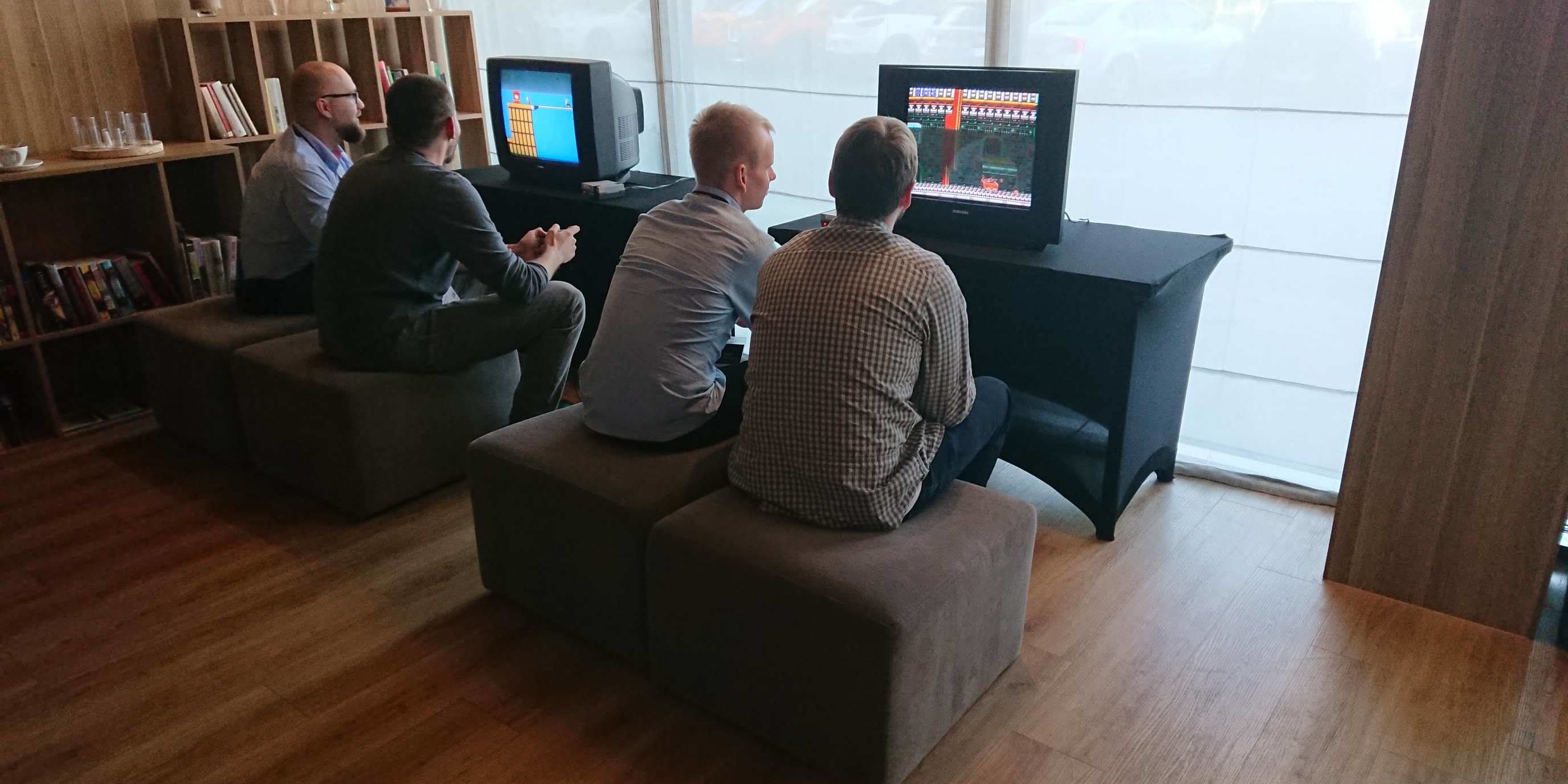 Konsole retro na wynajem na event