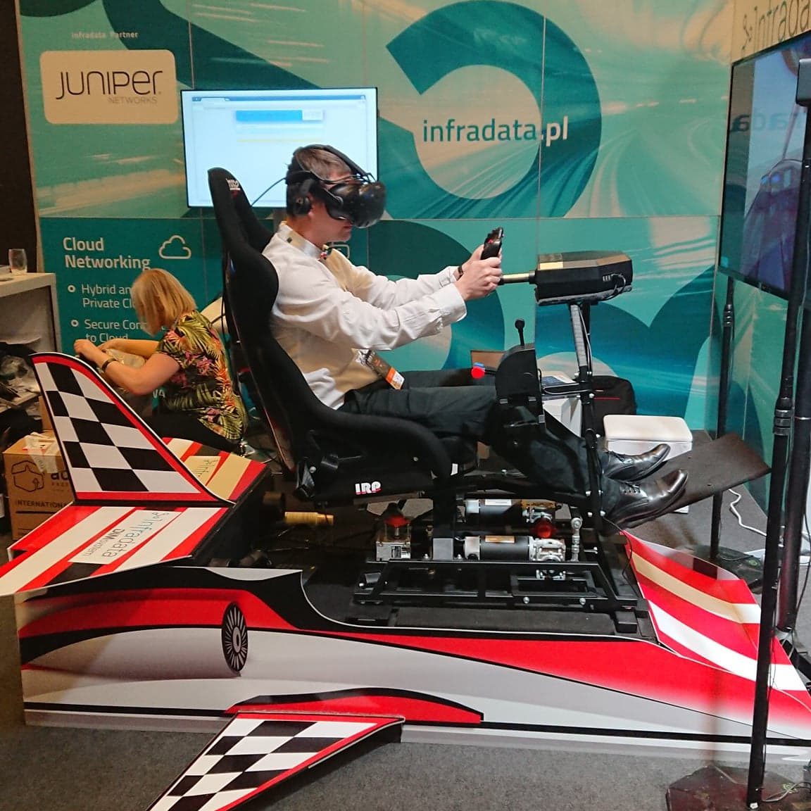 Symulator lotu VR wynajem na targi, konferencje, imprezy