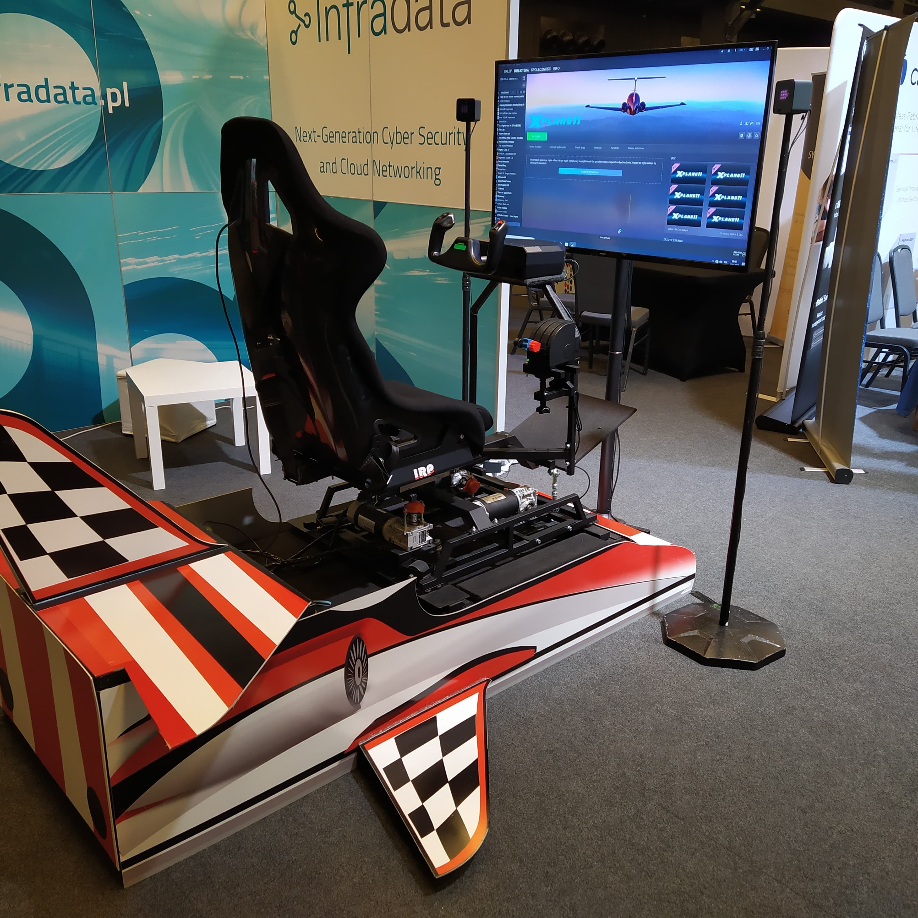 Symulator lotu VR wynajem na event