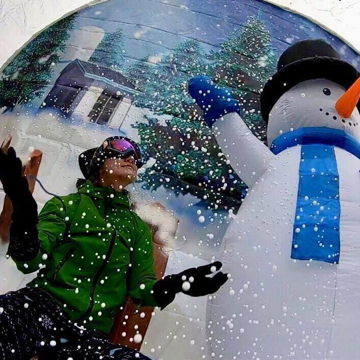 Dmuchana kula śnieżna do wynajęcia