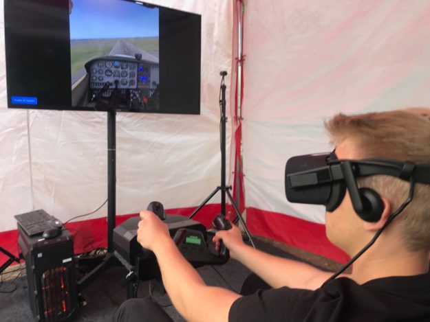 Symulator lotu VR wynajem