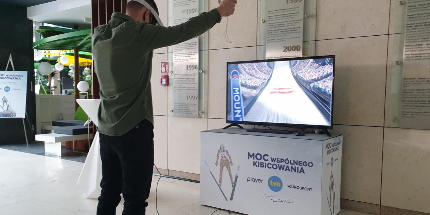 Gry zimowe gogle VR wynajem