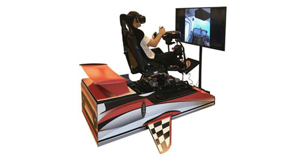 Symulator lotu VR 3DOF - kafelek Symulator lotu VR 3DOF - kafelek