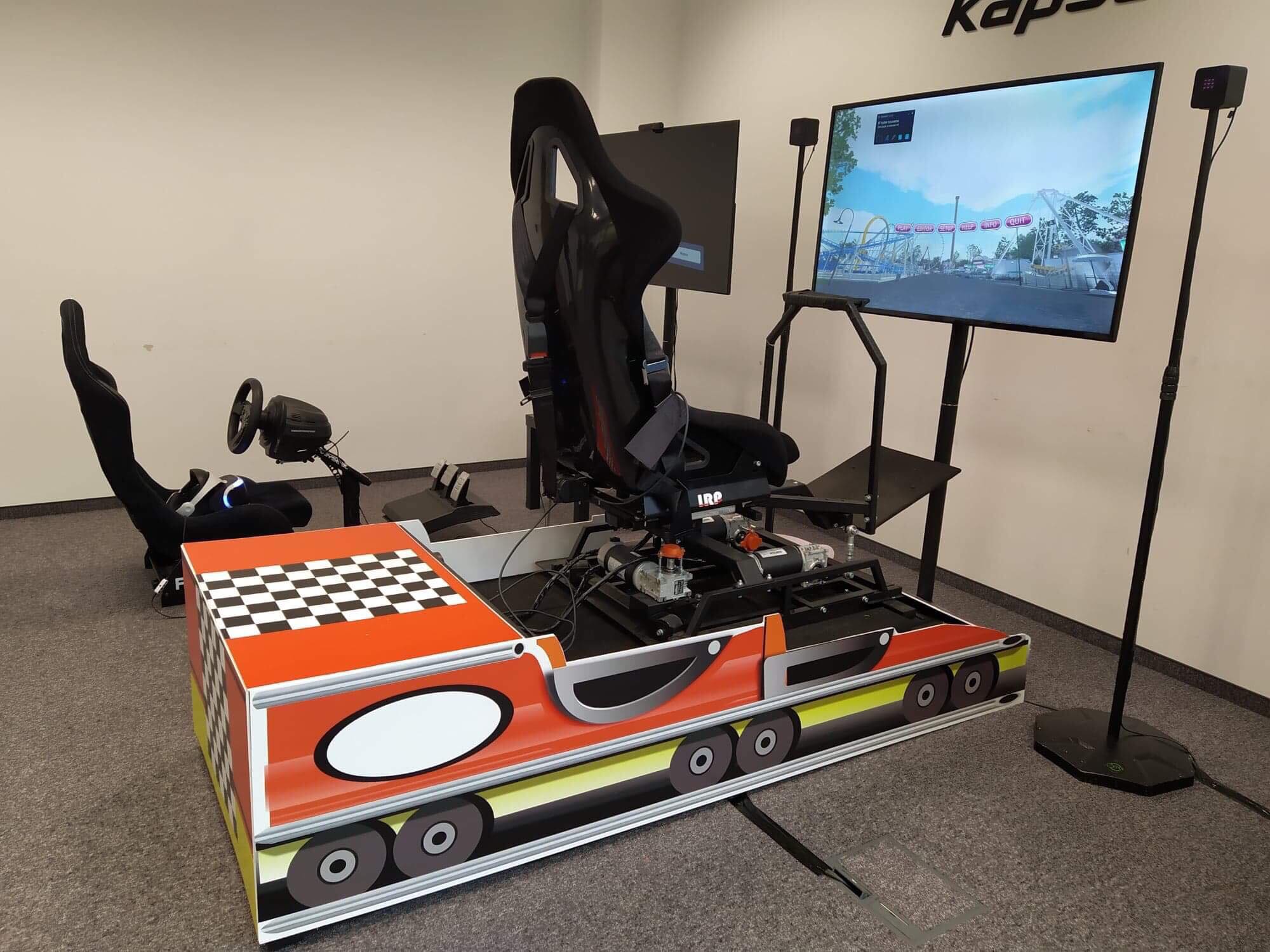 Symulator kolejki górskiej VR