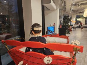 Sanie Mikołaja VR . Atrakcje na event mikołajkowy