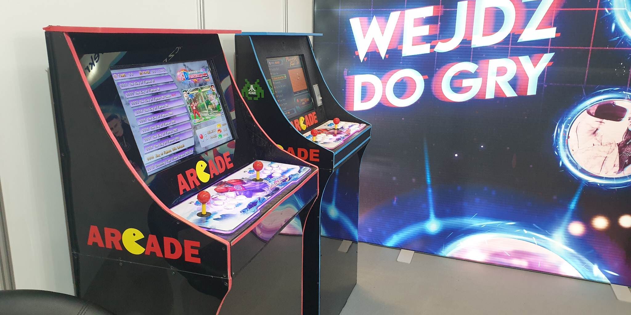 Automat arcade wynajem na targi Automat arcade wynajem na targi