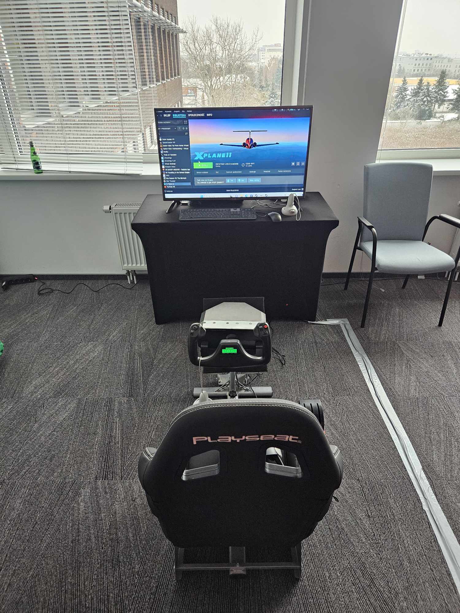 Statyczny symulator lotu wynajem na eventy Statyczny symulator lotu wynajem na eventy