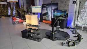 Virtuix Omni na wynajem. Bieżnia VR wynajem. Wirtualna rzeczywistość na wynajem