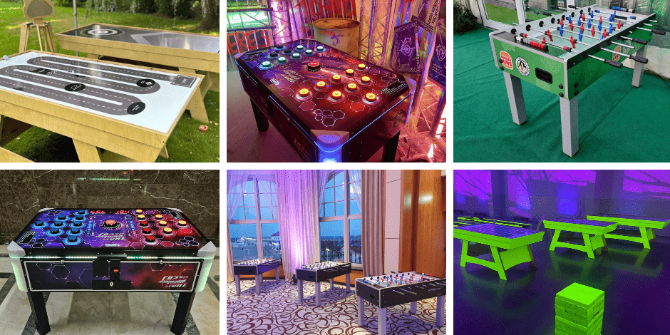 Stoły do gier do wynajęcia