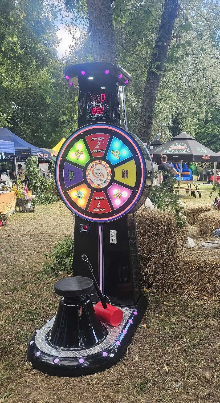 Siłomierz młot na festyn piknik i imprezę plenerową