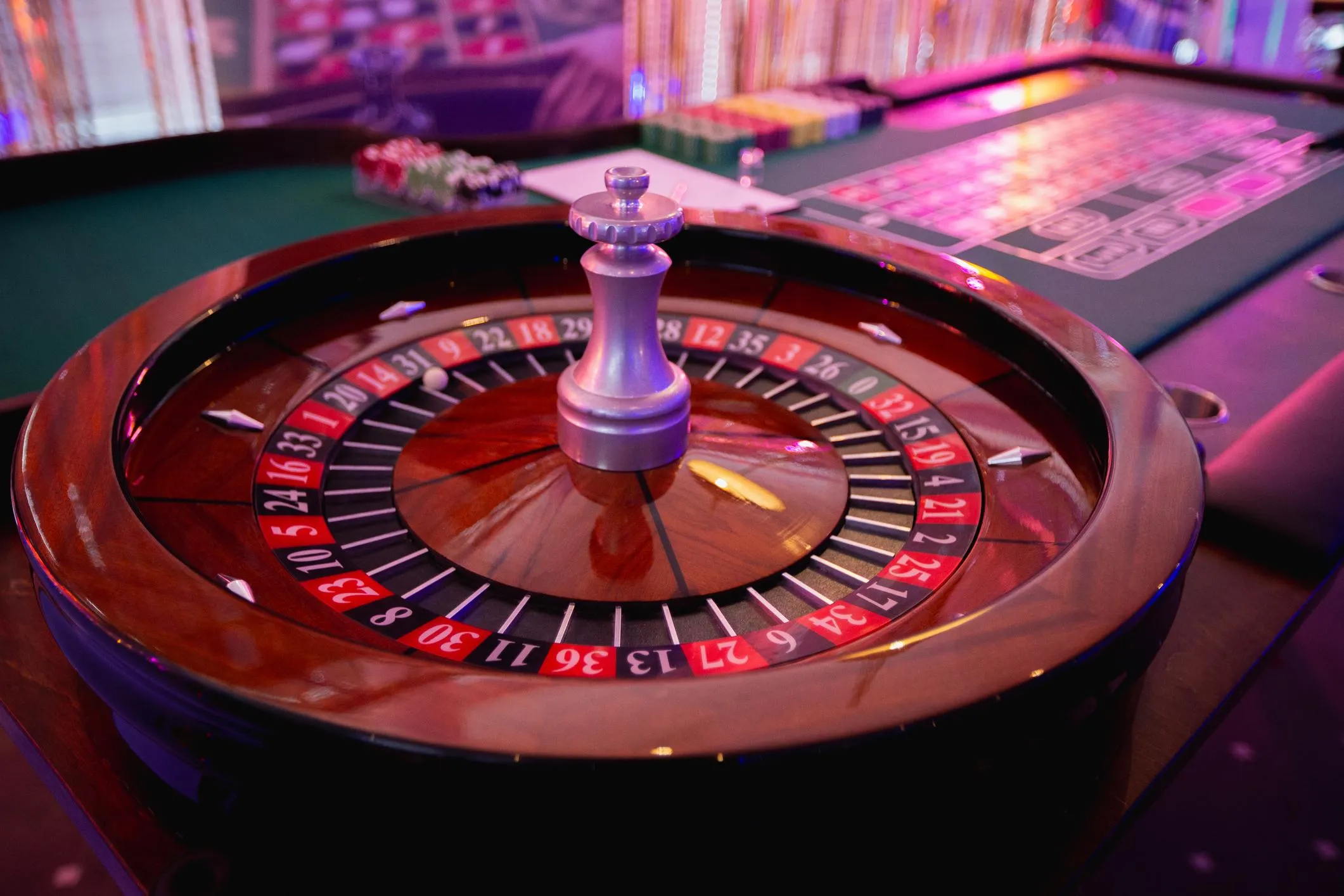 Stół do Black Jack pokera i ruletki na event