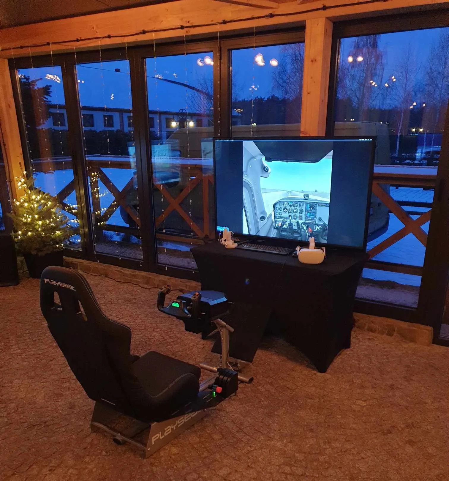 Symulator lotu VR wynajem na eventy