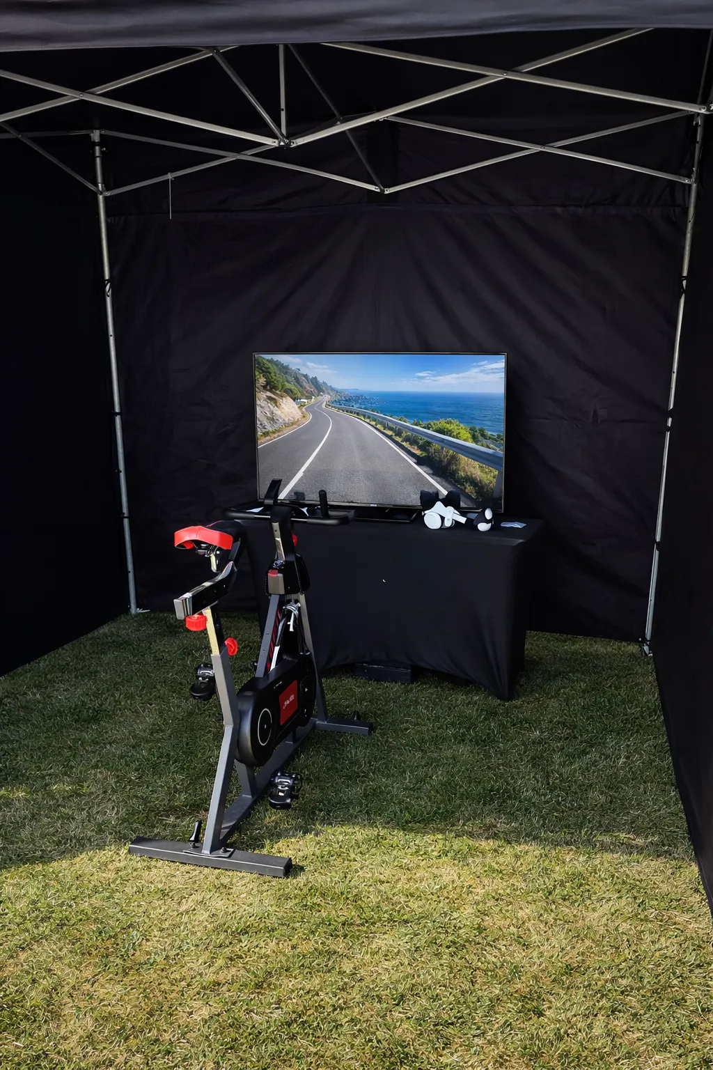 Symulator jazdy na rowerze VR