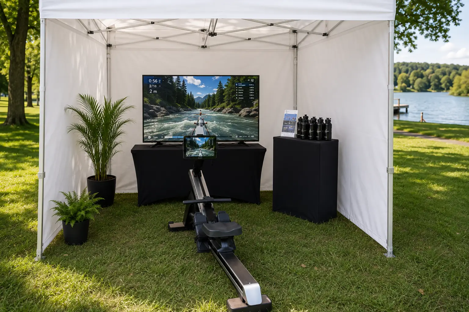 Ergometr na event z rywalizacją uczestników