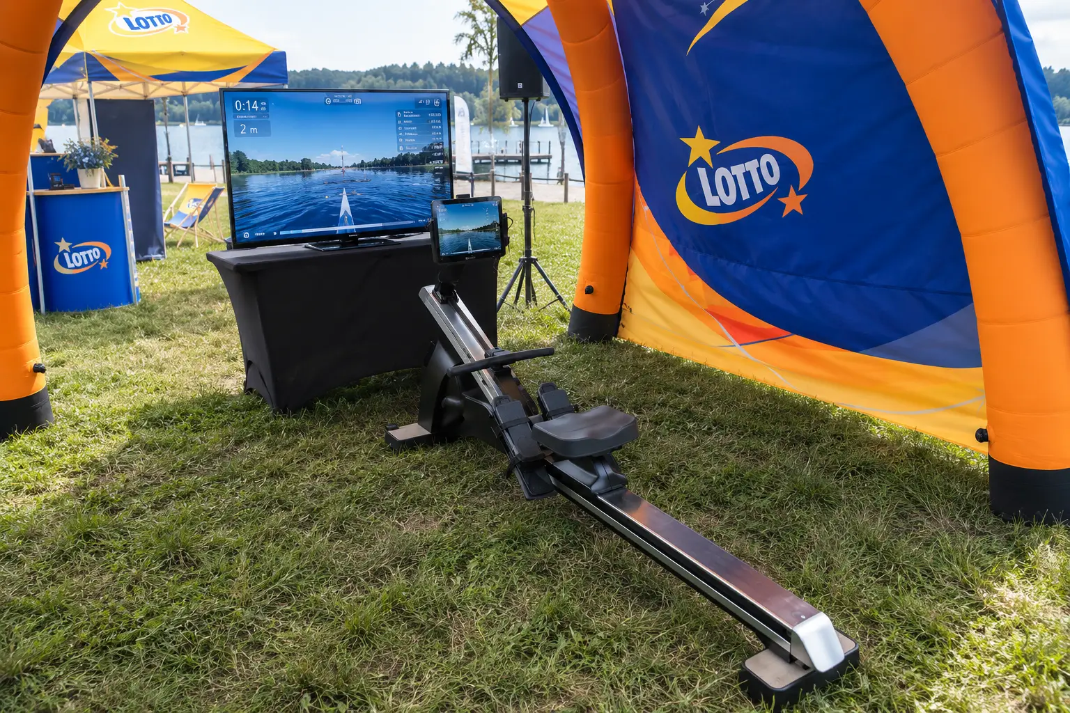 Ergometr wioślarski na event firmowy i piknik