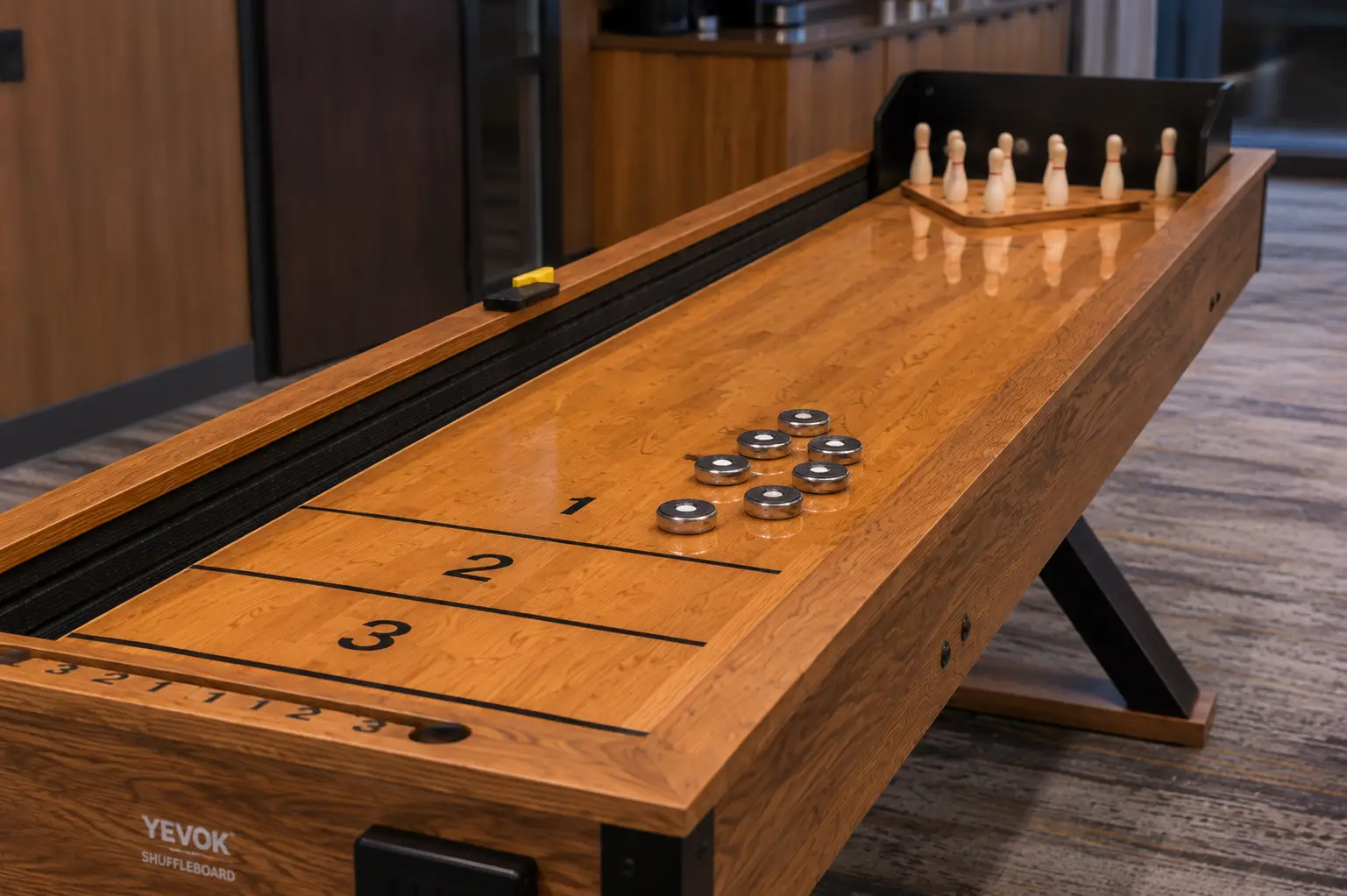 Stół do shuffleboard na event